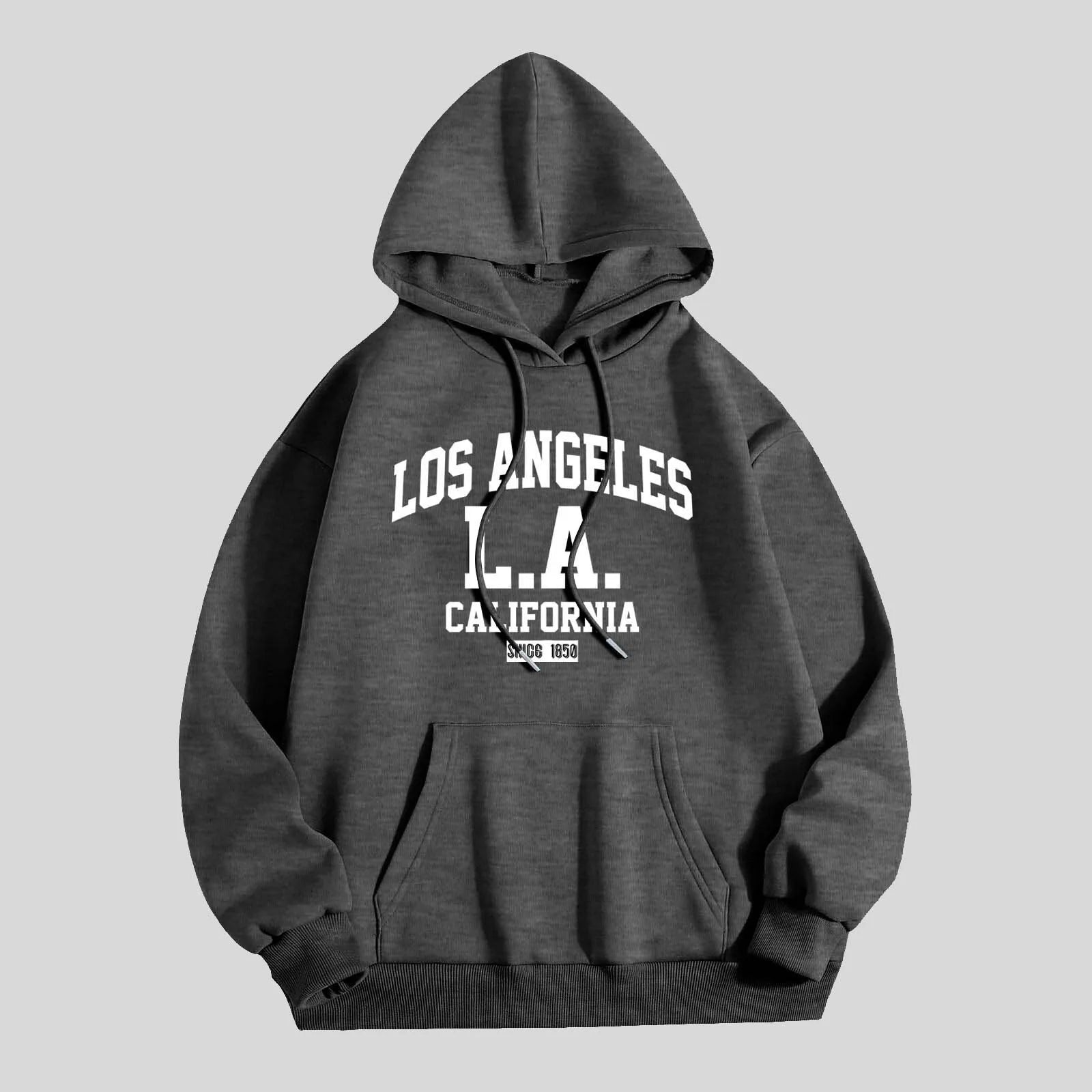 Brushed Letter Hoodie